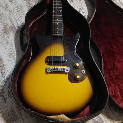 Epiphone USA Olympic Special 1963 Melody Maker Brazilian Rosewood Honduras Mahogany Leo Quan Wrap Around w/ Chipboard Case image 15