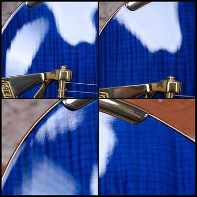 Gretsch USA Custom Shop G6134CS Penguin Master Built by Stephen Stern Flame Maple Top Transparent Blue Stain 2013 w/OHSC image 12