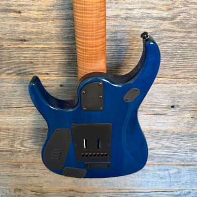 Ernie Ball Music Man JP15 7-String Electric Guitar - Ultramarine Quilt image 6