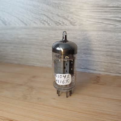 Rare A NOS 1963 PHILIPS  12AX7 ecc83 Heerlen factory label Holland  I65 Amperex  super STRONG  Orange Hiwatt Marshall, preamp. image 3