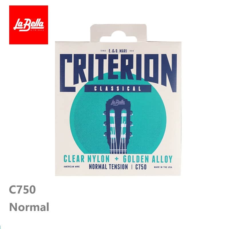 La Bella C750 Criterion Classical Guitar Strings – Clear Nylon image 1
