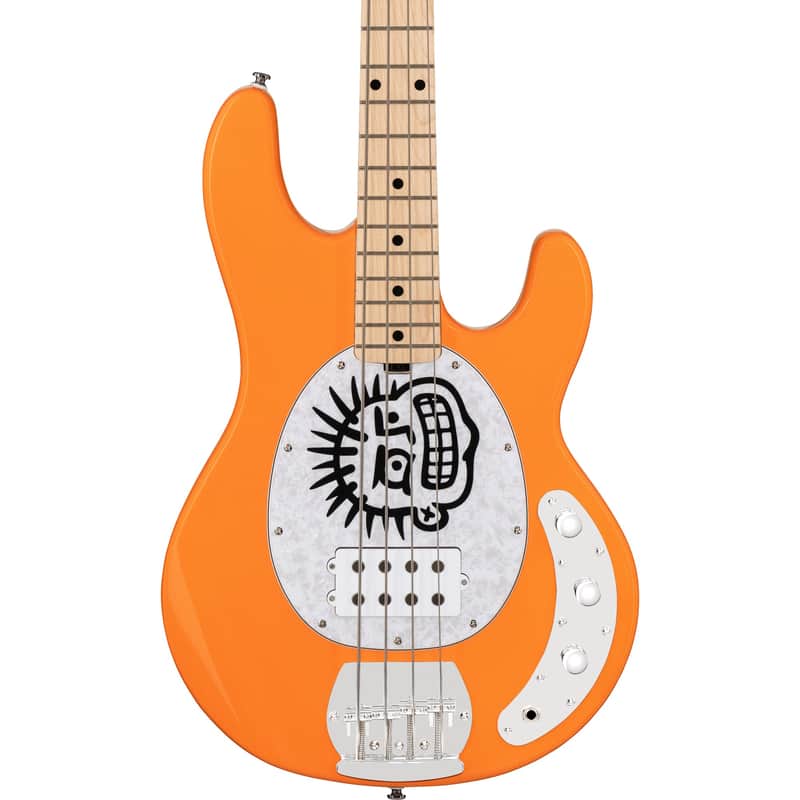 Sterling by Music Man Mike Herrera Artist Series StingRay Bass - Orange Creamsicle image 1
