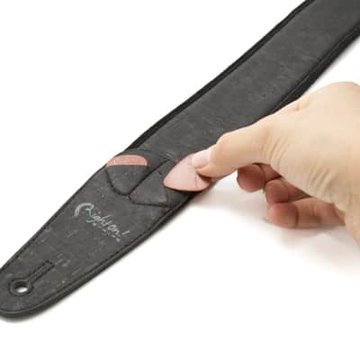 RightOn! Straps Mojo Cork Black - Strap for Guitars image 3