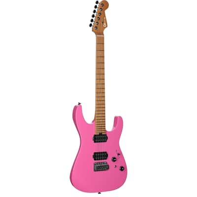 Charvel Pro-Mod DK24 HH 2PT CM Electric Guitar, with Maple Fingerboard, Bubblegum Pink Bild 2