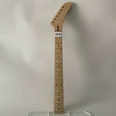 Unfinished Banana Headstock Guitar Maple Neck, 22 Frets Fingerboard image 1