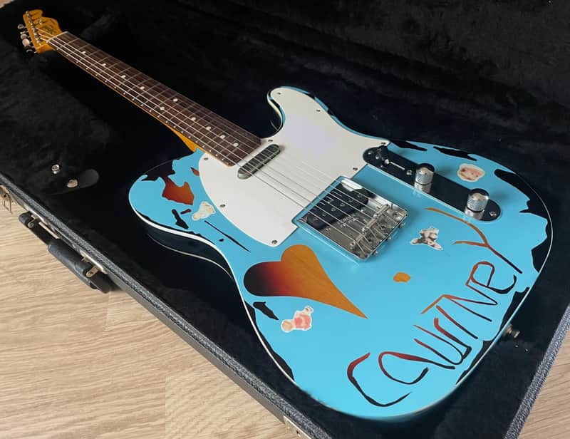 TPP Kurt Cobain "Courtney" Fender American '62 Telecaster Tribute - Relic image 1