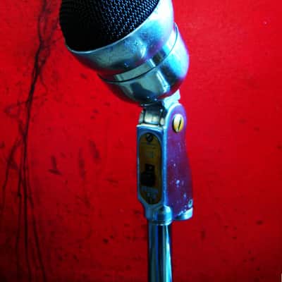 Vintage 1950's Electro-Voice 630 Omnidirectional Dynamic Microphone Hi Z harp mic w cable and RARE baffle 605 636 664 image 10