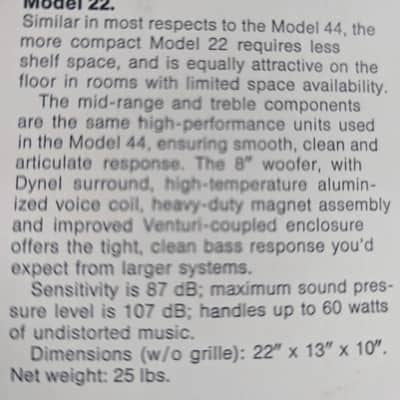 Pair of BIC Venturi Model 22 Vintage 3-Way Speakers - Woodgrain image 25