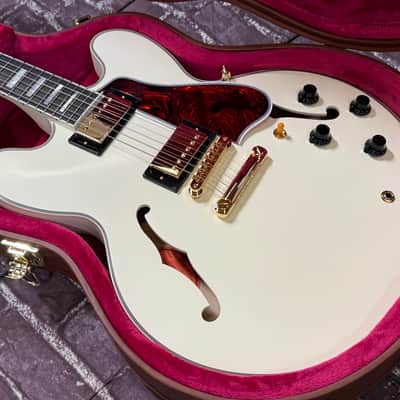 2025 Epiphone Custom Shop 1959 ES355 Classic White Satin VOS New Unplayed Auth Dlr 8lb14oz #135 image 5