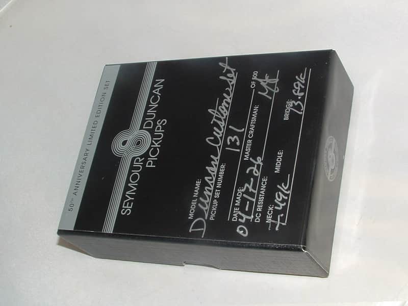 Seymour Duncan 50th Anniversary Limited Edition Duncan Custom Set (Zebra) Set #131 image 1