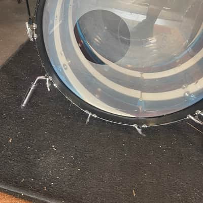 Ludwig Vistalite B/O RWB Bicentennial 22 in Bass Drum image 5