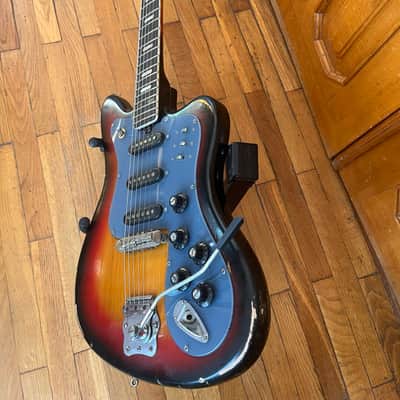 Musima Eterna DeLuxe 25 with tremolo lever - vintage electric guitar image 9