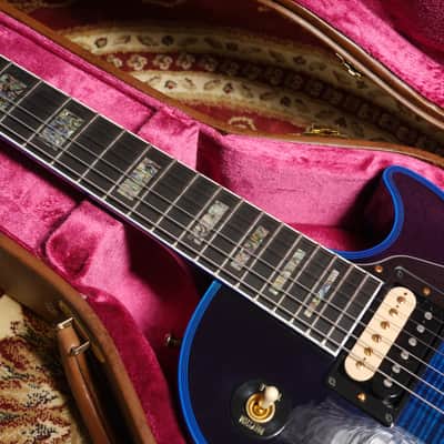 Gibson Custom Shop Les Paul Custom 2016 - Figured Blue Widow image 9