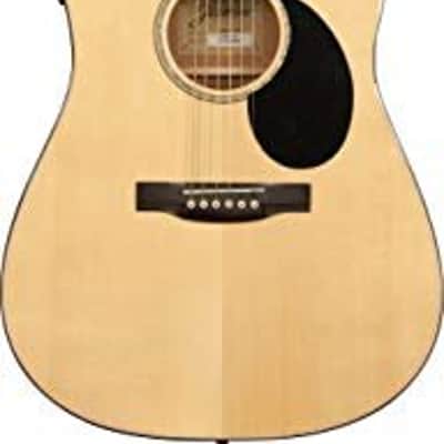 Jasmine J-Series Acoustic-Electric Guitar, Natural (JD36CE-NAT-U) image 1