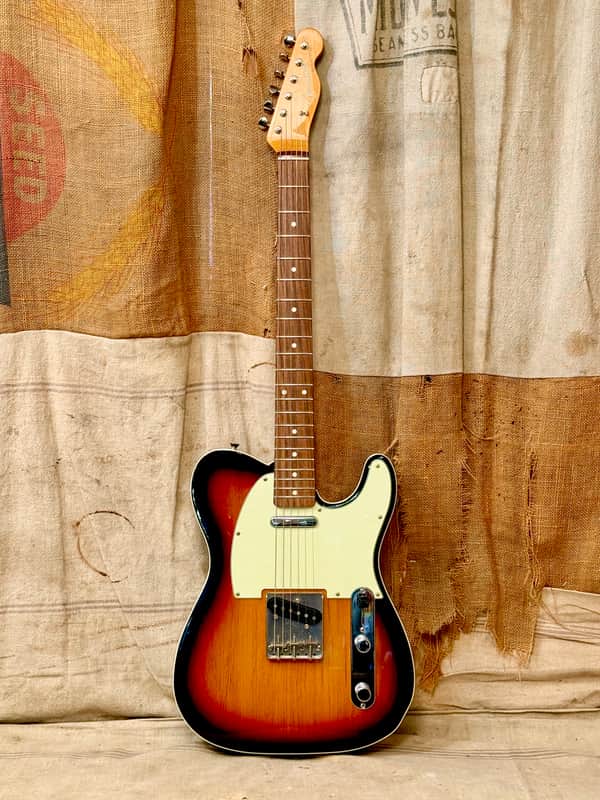 Fender MIJ Traditional 60's Telecaster Custom 2018 - 3 Tone Sunburst image 1