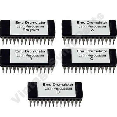 Emu E-mu Drumulator Digidrums Latin Percussion EPROM sound expansion bank Rom