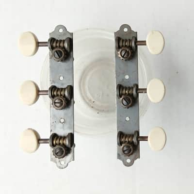 1950's Harmony Silvertone Kay 3x3 Guitar Tuners Waverly - Complete Set image 1