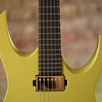 Mayones Duvell Elite 6, V24 - Custom Gloss Gold Metallic image 5