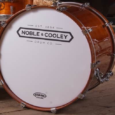 Noble & Cooley *Pre-Order* CD Maple 14x22" Honey Maple High Gloss Bass Kick Drum w/Chrome Hardware | Made in the USA | Special Order | Authorized Dealer image 1