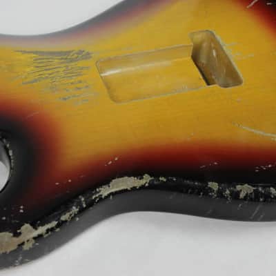 MJT Official Custom Order Aged Nitro Guitar Body by Mark Jenny Reverse Trem VTS Sunburst image 10