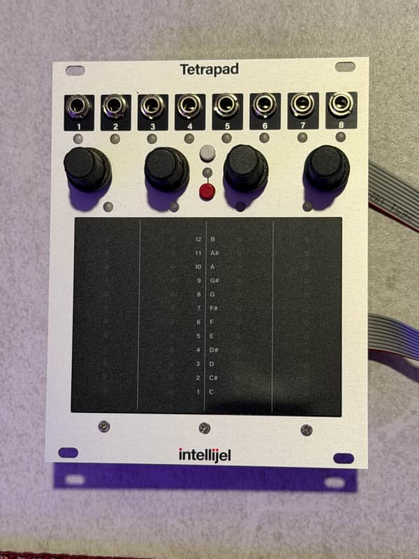 Intellijel Tetrapad Performance Touchpad Eurorack Synth Module 2017 - Present - White image 1