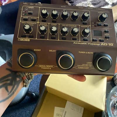 Boss AD-10 Acoustic Preamp 2017 - Present - Brown image 1