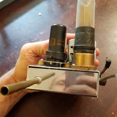 Calrad PRE-105 Tube Preamp Optical Movie Soundtrack?  Projector?  6SC7 1960s - Bright Chrome image 6