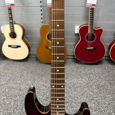 Harley Benton Fusion-III HSH Pro Series with Roasted Maple Fretboard 2020s - Flame Bengal Burst image 3