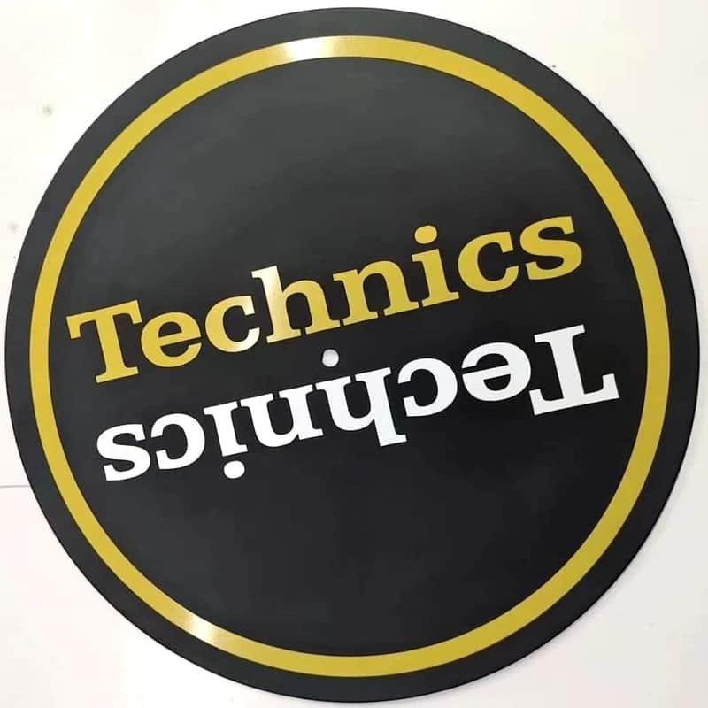 Technics Rubber Slip Mat, Ideal For Technics SL-1200 - SL-1210 DJ Vinyl Record Turntables (Fits All Models) Bild 1