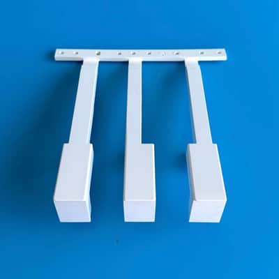 CASIO WK-110 WK-200 CTK-1100 CTK-2500 Keyboard Key Part: White Keys Set [D-F-A] image 3