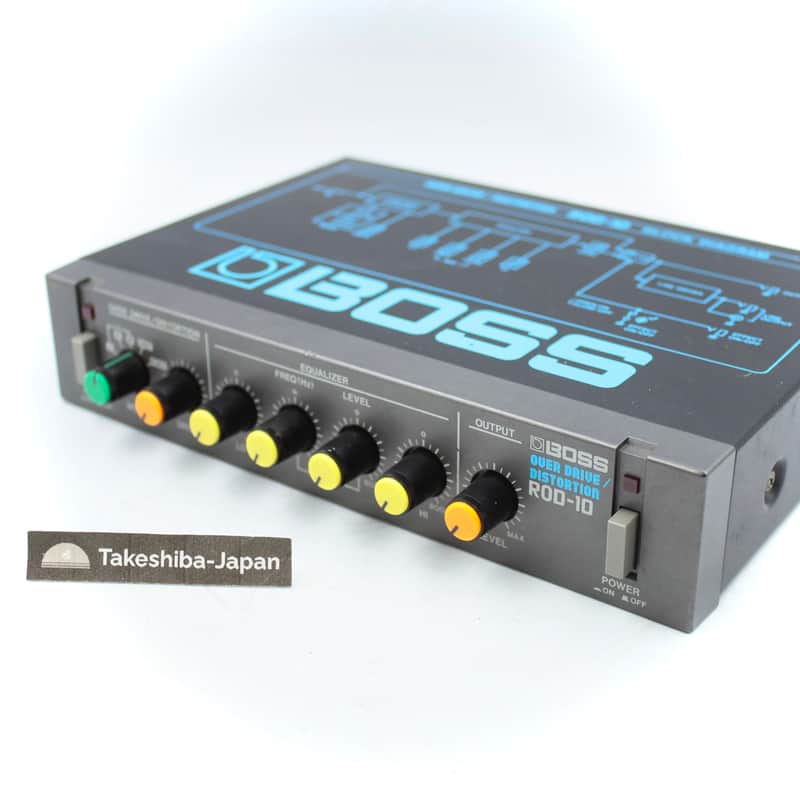 BOSS ROD-10 オーバードライブ ディストーション エフェクター Boss ROD-10 Micro Rack Series Overdrive / Distortion | Reverb