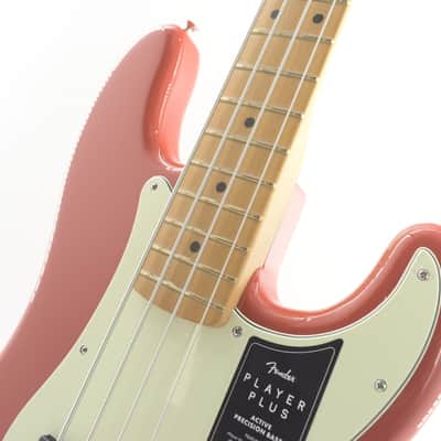 Fender Player Plus Precision Bass with Maple Fretboard 2024 Fiesta Red image 6