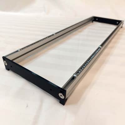 3U 56HP Eurorack Rails Kit with Brackets & M3 Nuts (Black / Silver) image 6