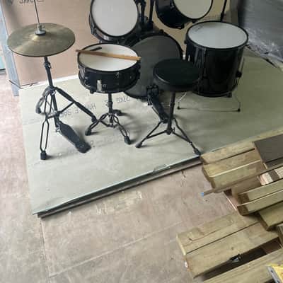 Rocket Music A rocket star 2018 - 5 Piece 22in Drum Kit In Black image 5