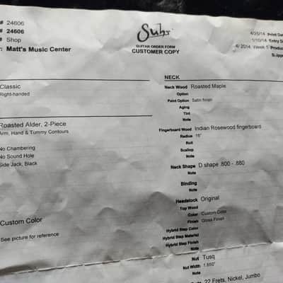 Mint Suhr Custom Classic S Pewter Metallic OHSC Free Shipping! image 6