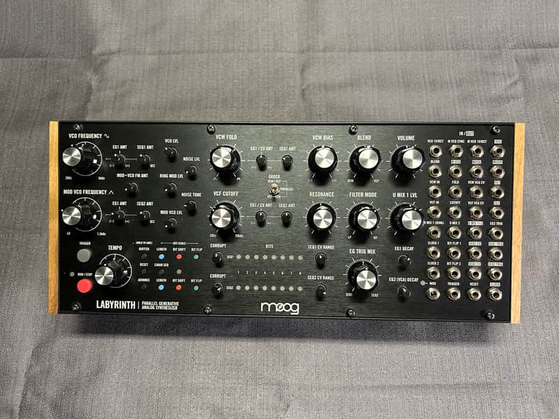 Moog Labyrinth Parallel Generative Synthesizer 2024 - Present Black with Wood Sides image 1