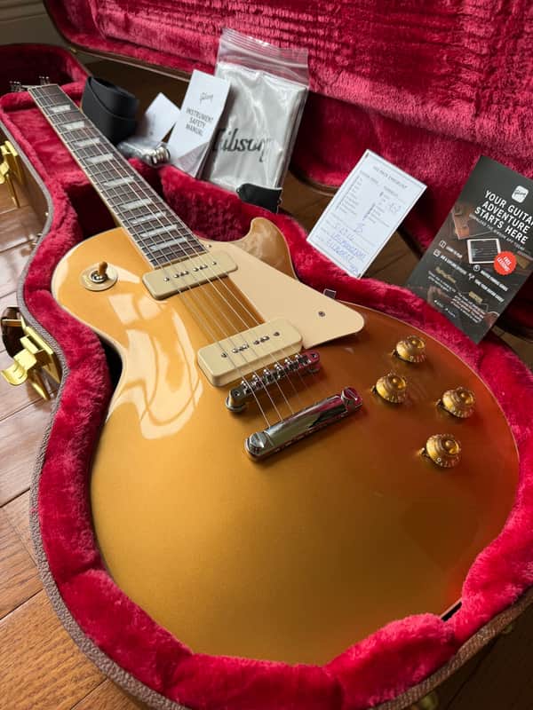 2026 Gibson Les Paul Standard P90 50s - Gold Top image 1