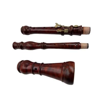 Professional German Baroque style Oboe A-415HZ, Hard Bird's eye wood oboe image 4