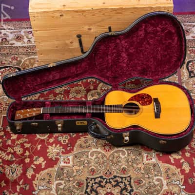 1986 Franklin Guitar Co. OM-28 Acoustic Guitar Natural image 19