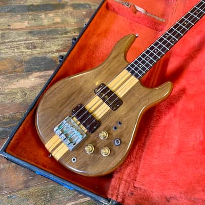 Greco Speed Way Bass c 1979 Walnut original vintage mij japan Fuji-gen speedway image 5
