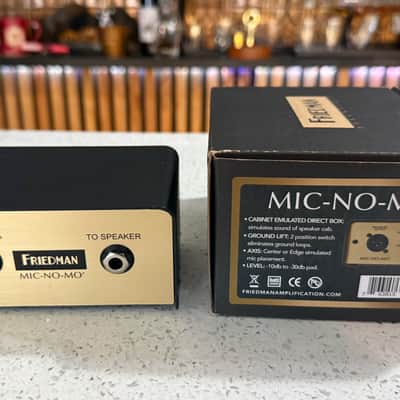 Friedman MIC-NO-MO' Cabinet Emulated Direct Box / Speaker Simulator with Original Box image 13