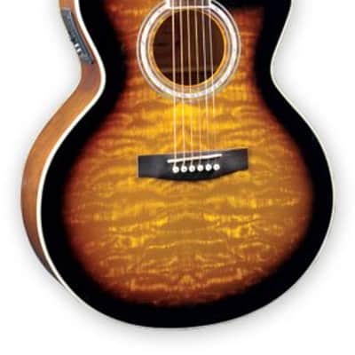 Jay Turser USA Guitar Auditorium QT CE Tobacco Sunburst JTA-424QCET-TSB-A-U image 1