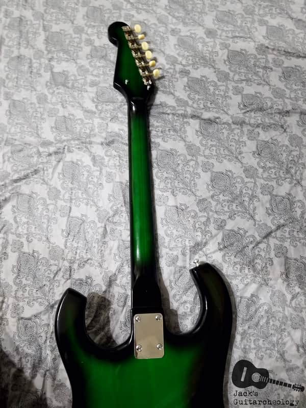 Kimberly 4 Gold Foil Pickup MIJ Electric Guitar (1960s, Greenburst