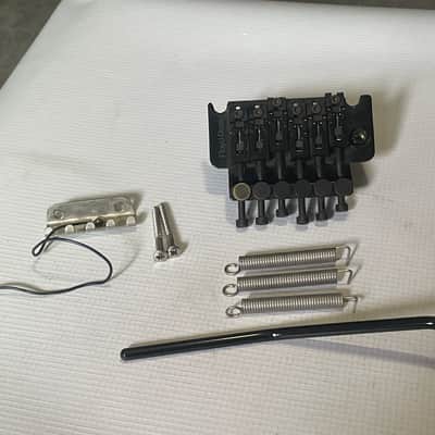 1980's Era Original Floyd Rose Made in Germany Black Tremolo Bridge Vibrato & Arm