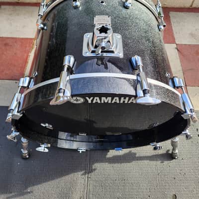 Yamaha Beech Custom Absolute Nouveau 14x20 Bass Drum - Black Sparkle Fade image 2