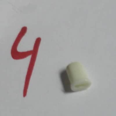 FIVE USED Slider CAPS for GE7 Equalizer or GE7B Bass Equalizer [all caps have visible cracks: 3 caps have hair-line cracks / one cap slightly wider crack(s) / one cap has bigger gap-crack(s)] AS IS & 1 new grommet image 21