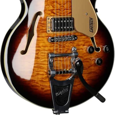 Gretsch G5655TQM Electromatic Center Block Junior Single-Cut (w/Bigsby Tremolo), Sweet Tea image 3