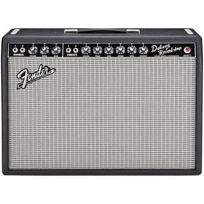 Fender '65 Deluxe Reverb Vintage Reissue Guitar Combo Amp, Black, Open Box (Like New) image 1