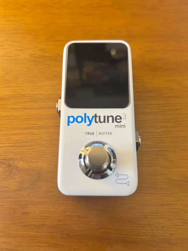 TC Electronic Polytune 3 Mini Polyphonic Tuning Pedal 2019 - Present - White image 1