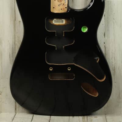 NEW Fender Deluxe Series Stratocaster Body - Black (006) image 1
